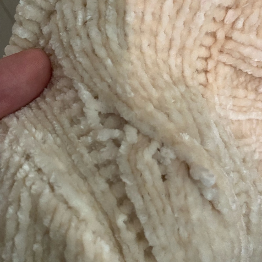 Cream Ribbed Open Cardigan - Picture 3 of 3